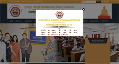 Desktop Screenshot of gkv.ac.in
